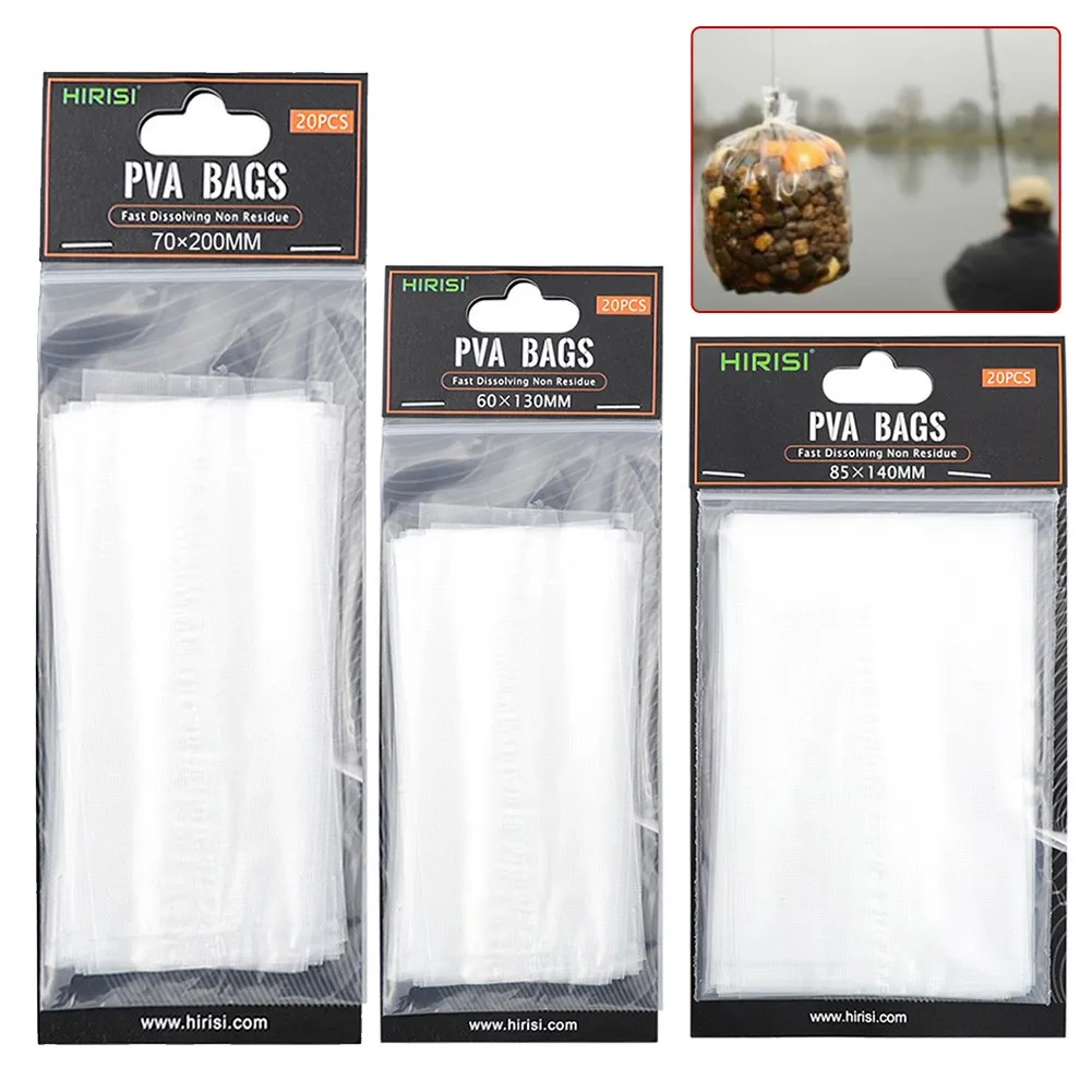 20pcs Carp Fishing PVA Bags For Fishing Tackle Accessories Carp Boilies Pellet Lure Fish Baits Dissolved Bag Outdoor Fish Tackle
20pcs Carp Fishing PVA Bags For Fishing Tackle Accessories Carp Boilies Pellet Lure Fish Baits Dissolved Bag Outdoor Fish Tackle