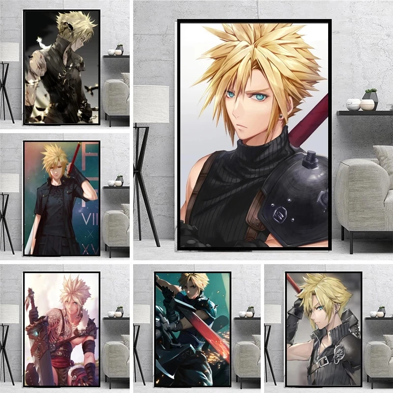 Final Fantasy VII Anime Canvas Painting Posters and Prints Wall Art Pictures for Living Room Home Decor Cuadros No Frame
Final Fantasy VII Anime Canvas Painting Posters and Prints Wall Art Pictures for Living Room Home Decor Cuadros No Frame