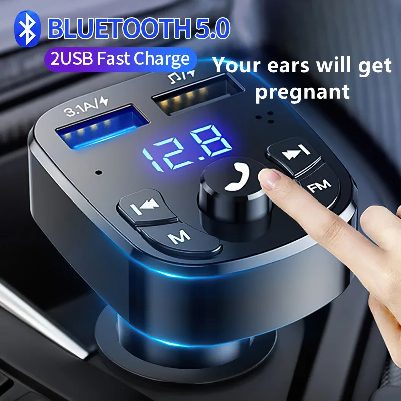 FM-трансмиттер Bluetooth беспроводной автомобильный комплект гарнитура двойной USB Автомобильное быстрое зарядное устройство MP3 модулятор плеер ...
FM-трансмиттер Bluetooth беспроводной автомобильный комплект гарнитура двойной USB Автомобильное быстрое зарядное устройство MP3 модулятор плеер ...