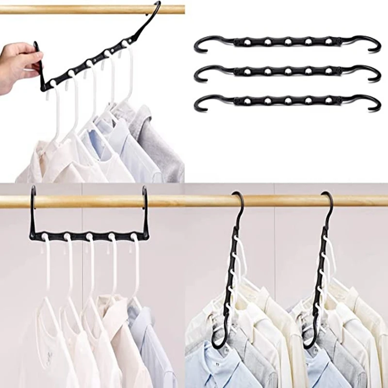 10Pcs Magic Hangers Space Saving Clothes Hangers Closet Organizers and Storage, for Wardrobe Heavy Clothes
10Pcs Magic Hangers Space Saving Clothes Hangers Closet Organizers and Storage, for Wardrobe Heavy Clothes