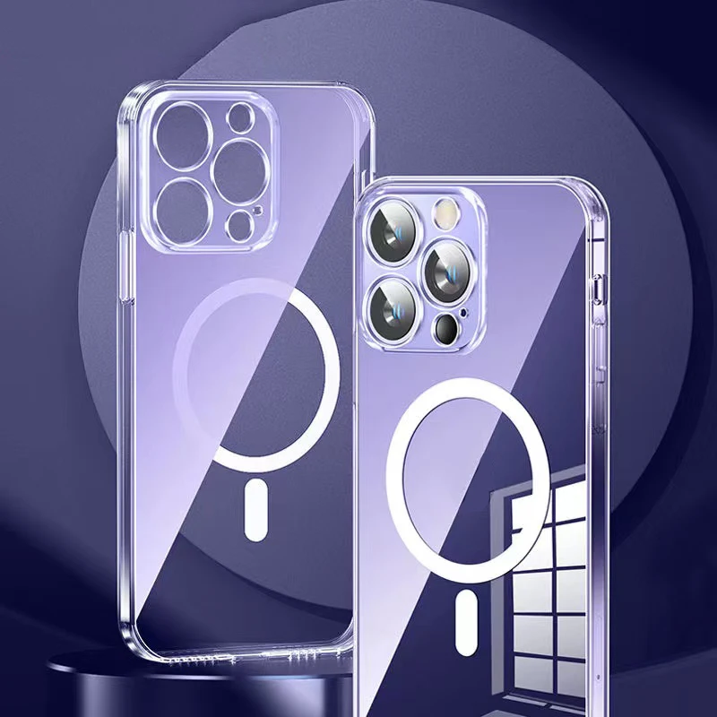 Original For Magsafe Magnetic Transparent Case For iPhone 13 12 mini 11 14 Pro Max Clear Wireless Charging Shockproof Cover Capa
Original For Magsafe Magnetic Transparent Case For iPhone 13 12 mini 11 14 Pro Max Clear Wireless Charging Shockproof Cover Capa