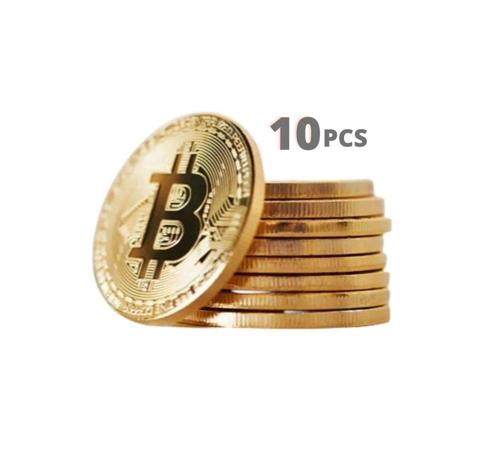 Fast shipping Bitcoin Coin Souvenir (10-Pack), Physical Bitcoin-Collection, Gold Crypto-Coin Commemoration, Decor Props
Fast shipping Bitcoin Coin Souvenir (10-Pack), Physical Bitcoin-Collection, Gold Crypto-Coin Commemoration, Decor Props