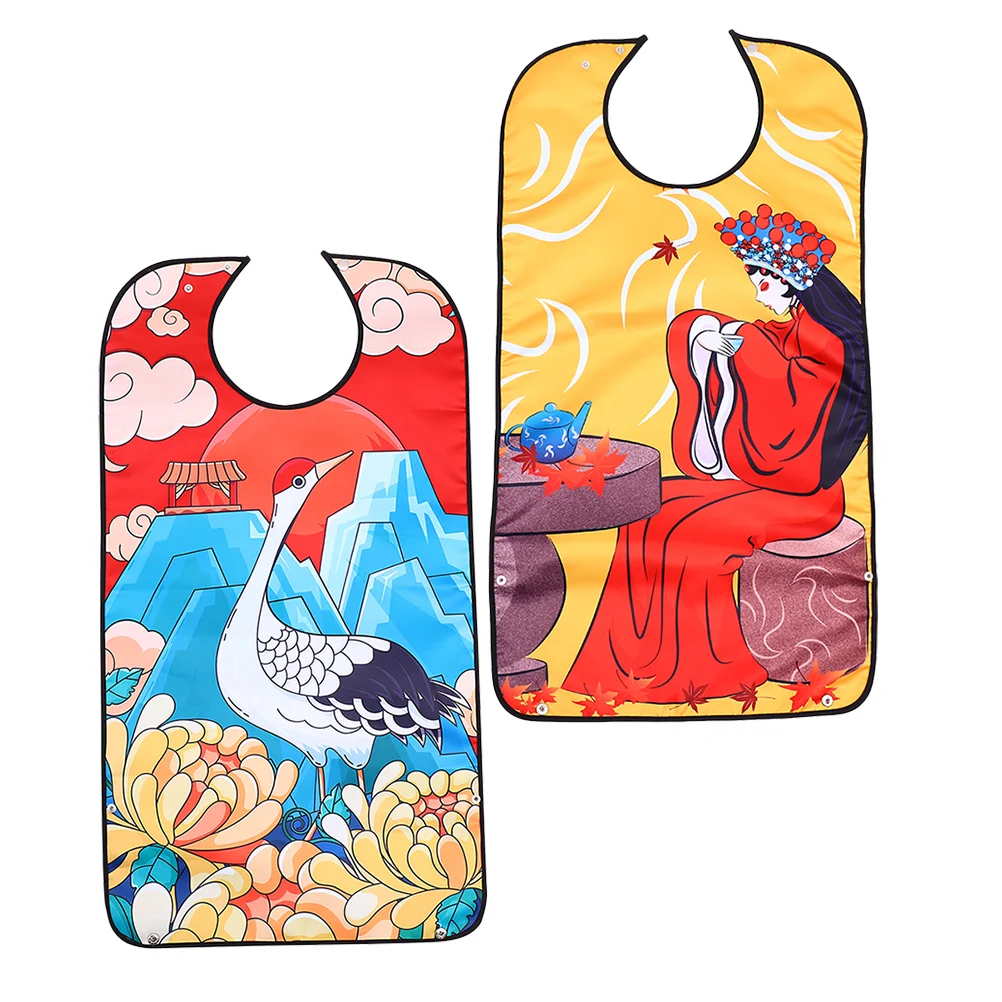 2 Pcs Adult Bib Waterproof Eating Apron Elder Saliva Towel Bibs Adults Decorate Eeating Clothing Protector Polyester Costume
2 Pcs Adult Bib Waterproof Eating Apron Elder Saliva Towel Bibs Adults Decorate Eeating Clothing Protector Polyester Costume