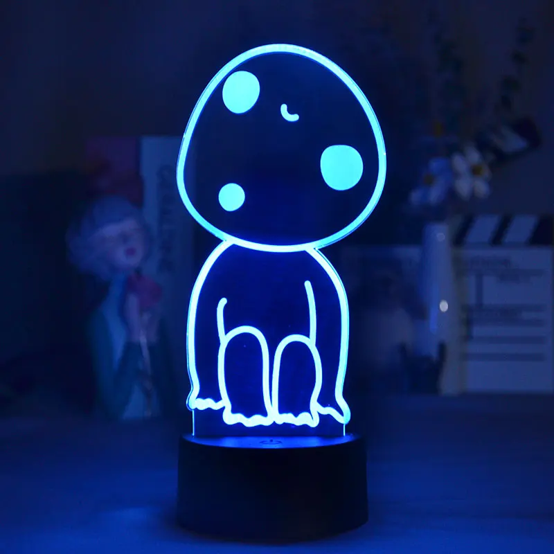 Anime Princess Mononoke Hime Figure Kodama 3D Lamps LED Neon Night Lights Lovely Gifts RGB Bedroom Bedside Table Desk Decoration
Anime Princess Mononoke Hime Figure Kodama 3D Lamps LED Neon Night Lights Lovely Gifts RGB Bedroom Bedside Table Desk Decoration