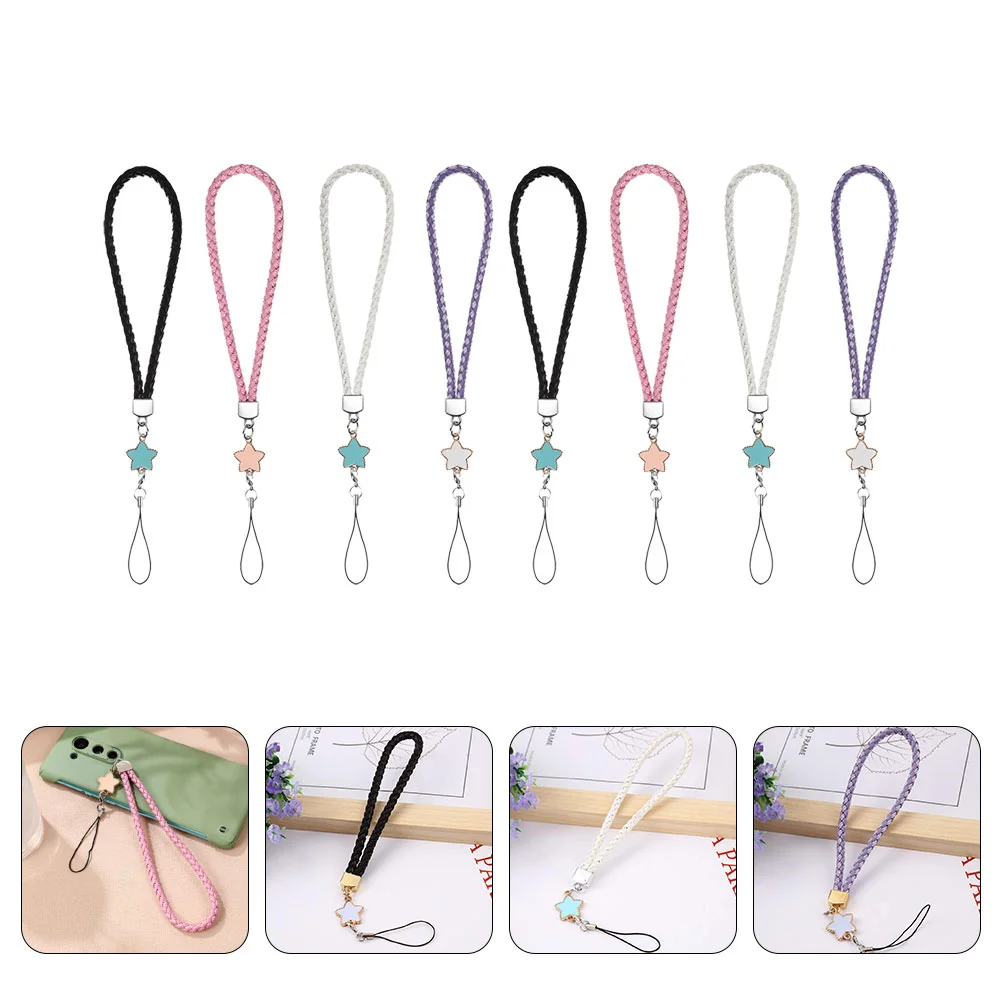 8 Pcs Mobile Phone Mobile Phone Phone Lanyards Rope Decor Wrist Keychain Badge Hanging Miss Keys
8 Pcs Mobile Phone Mobile Phone Phone Lanyards Rope Decor Wrist Keychain Badge Hanging Miss Keys