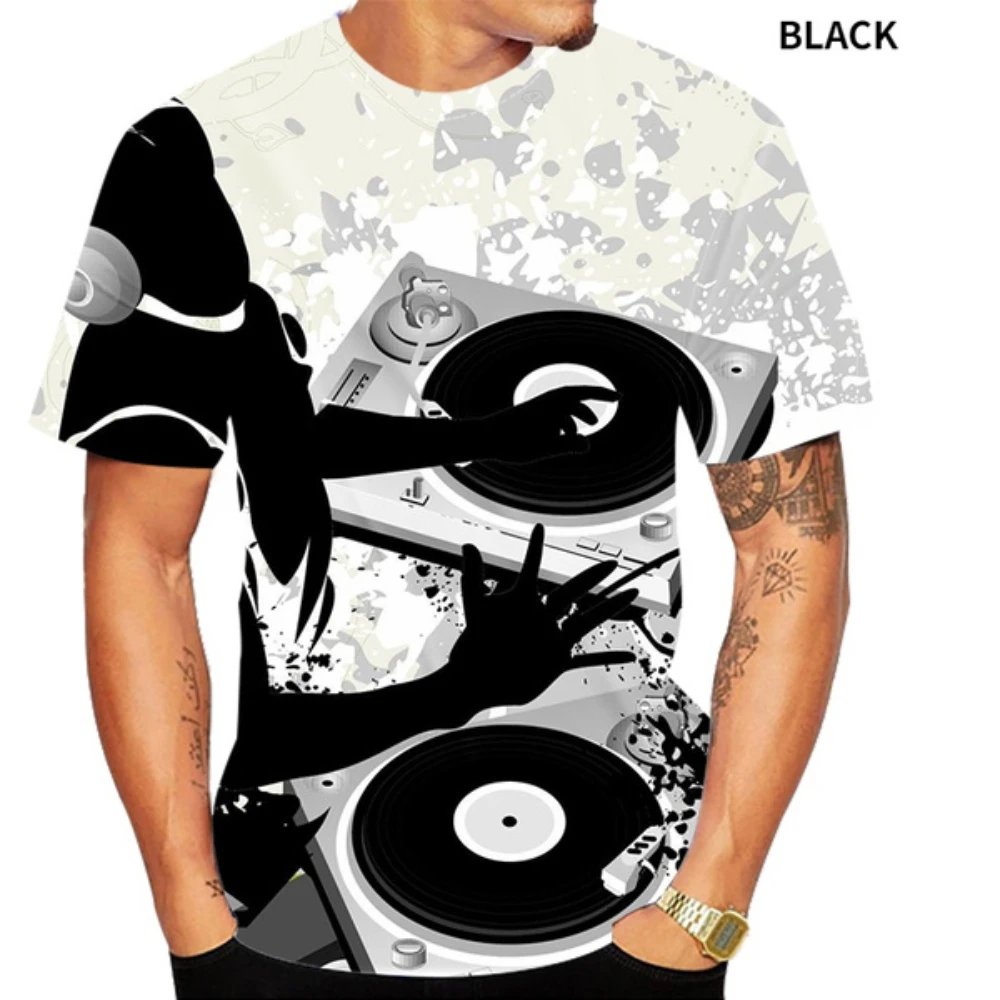 2022 summer dj shirts men short sleeve t shirts printed with electronic dj and stage music men fashion
2022 summer dj shirts men short sleeve t shirts printed with electronic dj and stage music men fashion