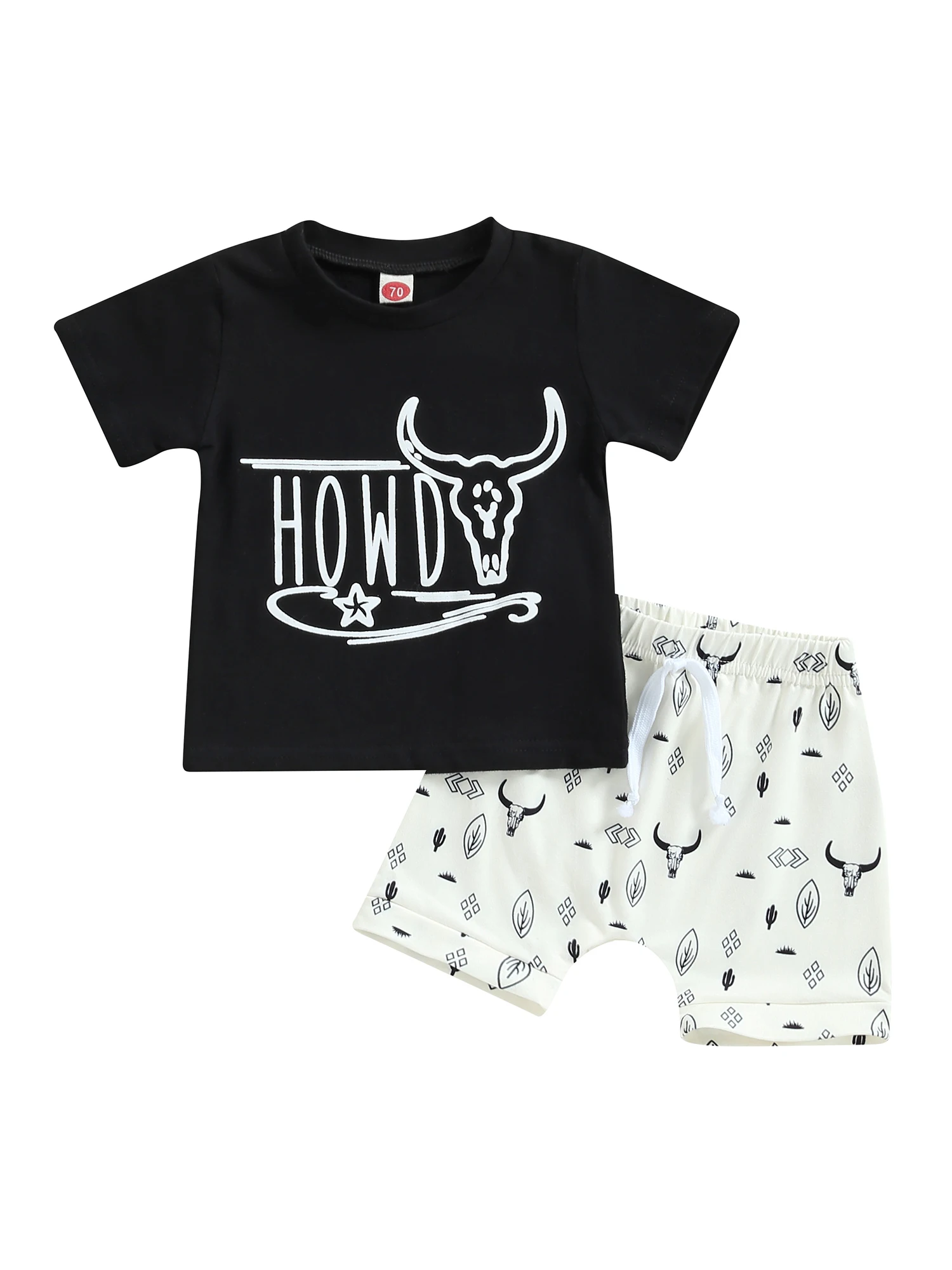 0-3 Yreas Toddler Boys Clothes Shorts Suit Baby Summer Outfits Bull Head Print Tops Drawstring Short Pants
0-3 Yreas Toddler Boys Clothes Shorts Suit Baby Summer Outfits Bull Head Print Tops Drawstring Short Pants