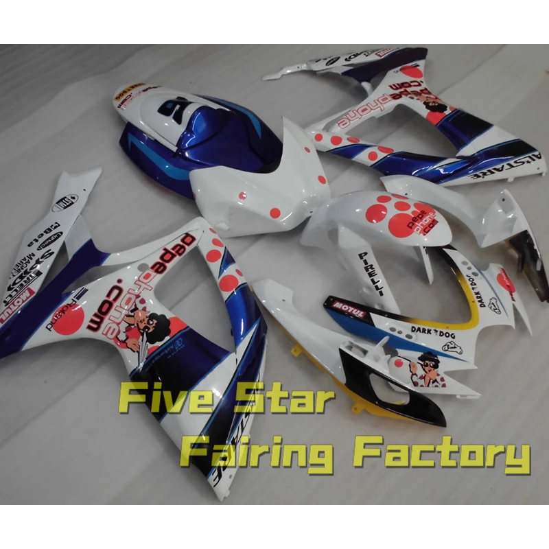 Motorcycle Fairing Kit For Suzuki GSXR 600 750 2006 2007 GSXR600 GSXR750 K6 Bodywork Injection Mold Blue White Plastic
Motorcycle Fairing Kit For Suzuki GSXR 600 750 2006 2007 GSXR600 GSXR750 K6 Bodywork Injection Mold Blue White Plastic