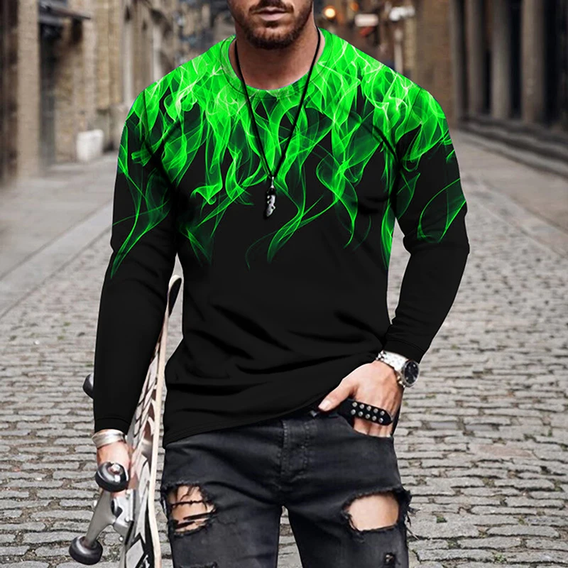 European and American Popular Men's Casual 3D Digital Printing Long Sleeve T-shirt Fashion Trend 3D Printing T-shirt 110-6xl
European and American Popular Men's Casual 3D Digital Printing Long Sleeve T-shirt Fashion Trend 3D Printing T-shirt 110-6xl