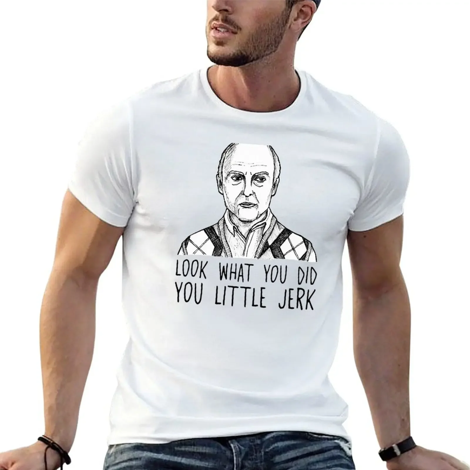 Футболка You Little Jerk футболки с рисунком дизайнерские рубашки милая одежда больших