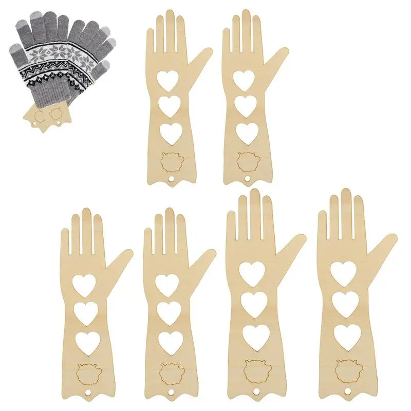 Wooden Mitten Blockers 6Pcs DIY Gloves Blockers Gloves Shape Handmade Knitting Display Stretchers Board Gifts For Adult Beginner
Wooden Mitten Blockers 6Pcs DIY Gloves Blockers Gloves Shape Handmade Knitting Display Stretchers Board Gifts For Adult Beginner
