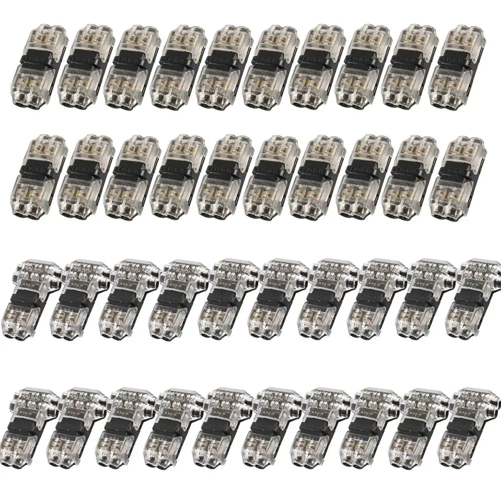 Car T-type H-type Wire Connectors Transparent No Wire Stripping Terminal Block Automotive Connection For 20awg/22awg/24awg
Car T-type H-type Wire Connectors Transparent No Wire Stripping Terminal Block Automotive Connection For 20awg/22awg/24awg