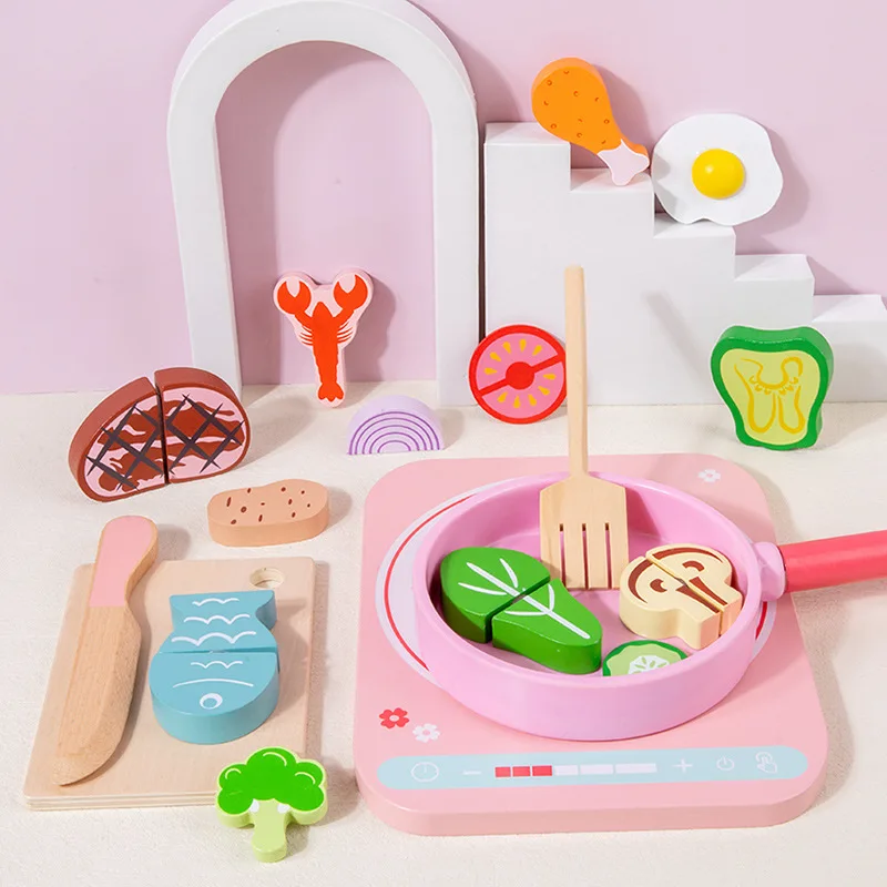 Children Playhouse Toy Wooden Simulation Kitchen Toy Induction Cooker Toy Set for Kids Toy Cut Fruit Vegetable Cooking Cookware
Children Playhouse Toy Wooden Simulation Kitchen Toy Induction Cooker Toy Set for Kids Toy Cut Fruit Vegetable Cooking Cookware