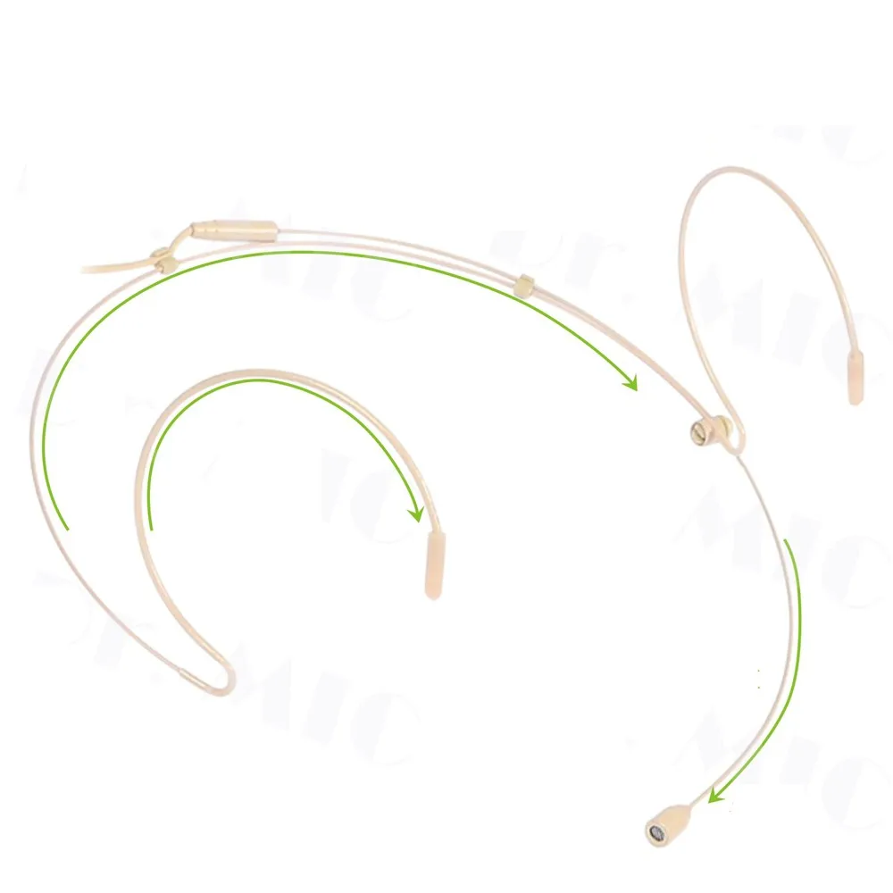 Double Earhook Headset Mic Headworn Microphone For Sennheiser Wireless Beige 3.5mm Locking Stereo Jack Plug Wireless Transmitter
Double Earhook Headset Mic Headworn Microphone For Sennheiser Wireless Beige 3.5mm Locking Stereo Jack Plug Wireless Transmitter