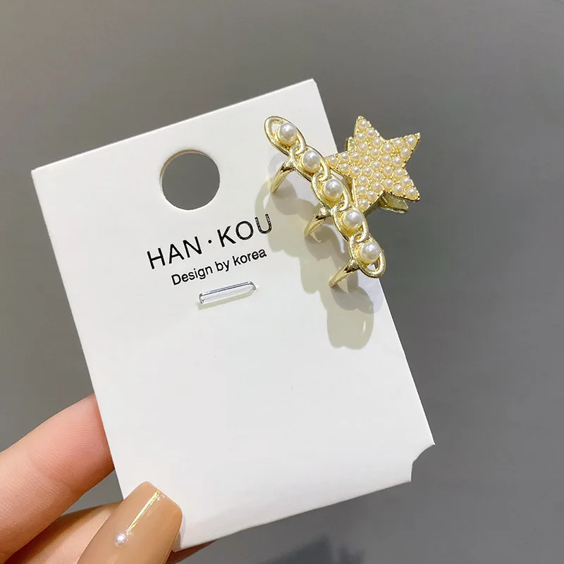 2022 New Fashion Star Pearl Hair Claws For Women Korean Small Flower Clips Hair Accessories Gold Crab Girls Headwear Wedding
2022 New Fashion Star Pearl Hair Claws For Women Korean Small Flower Clips Hair Accessories Gold Crab Girls Headwear Wedding