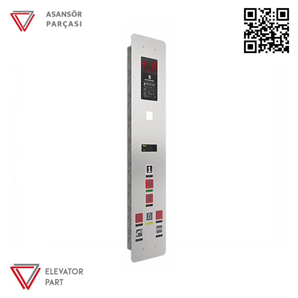 DELTATEK - Deltatek Dkb2500 Sıva Altı Yarım Boy Kabin Buton Paneli