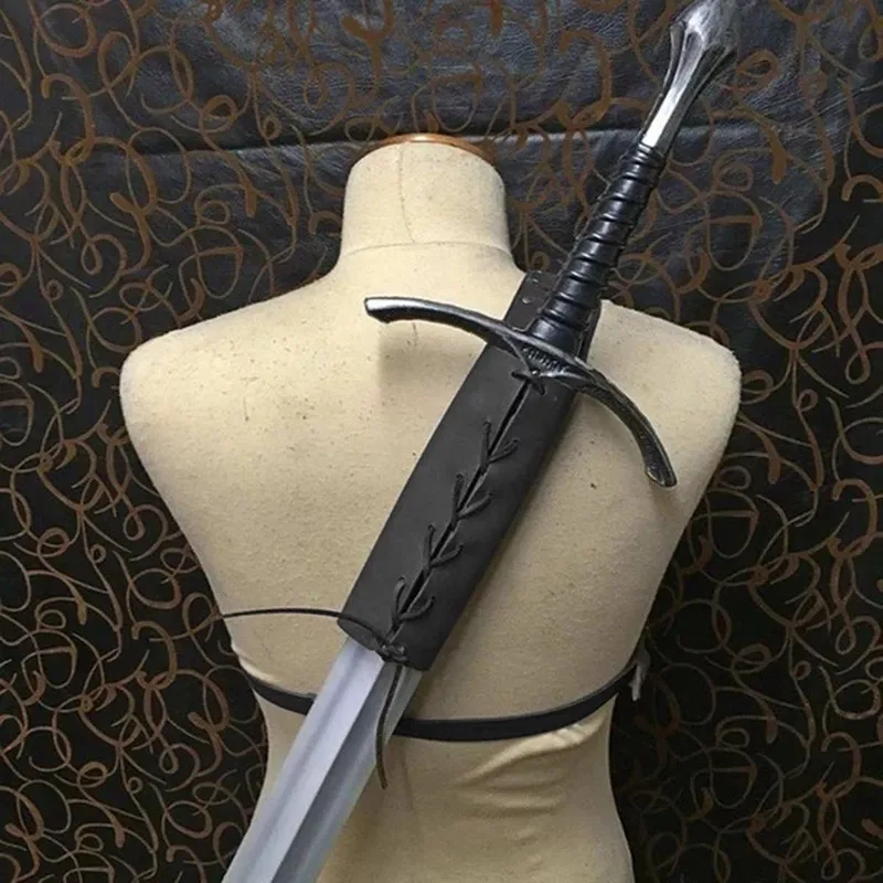 Medieval PU Leather Sword Shoulder Back Scabbard For Adult Men Women Larp Cosplay Viking Warrior Costume
Medieval PU Leather Sword Shoulder Back Scabbard For Adult Men Women Larp Cosplay Viking Warrior Costume