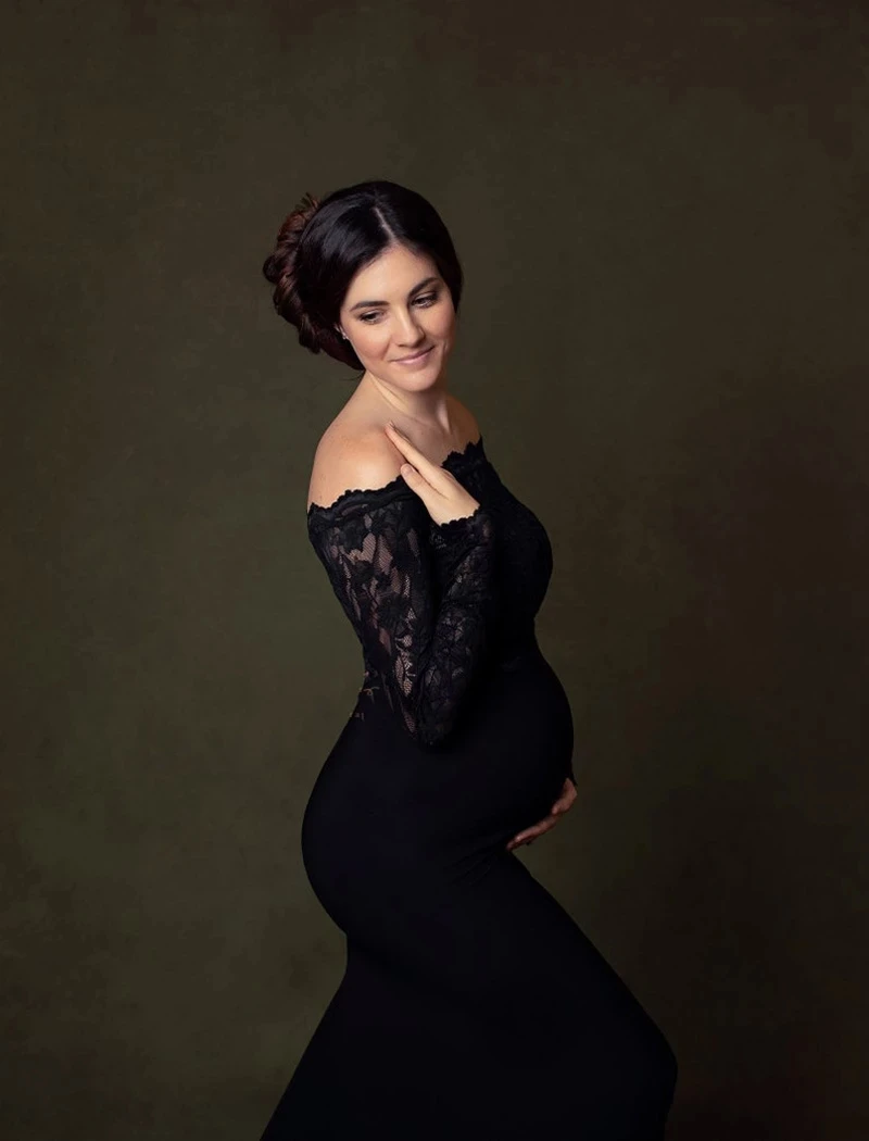 Straight Shoulder Maternity Dress for Photo Shoot Photography Props Sexy Lace Pregnancy Maxi Gown Dress Pregnant Women Clothes
Straight Shoulder Maternity Dress for Photo Shoot Photography Props Sexy Lace Pregnancy Maxi Gown Dress Pregnant Women Clothes