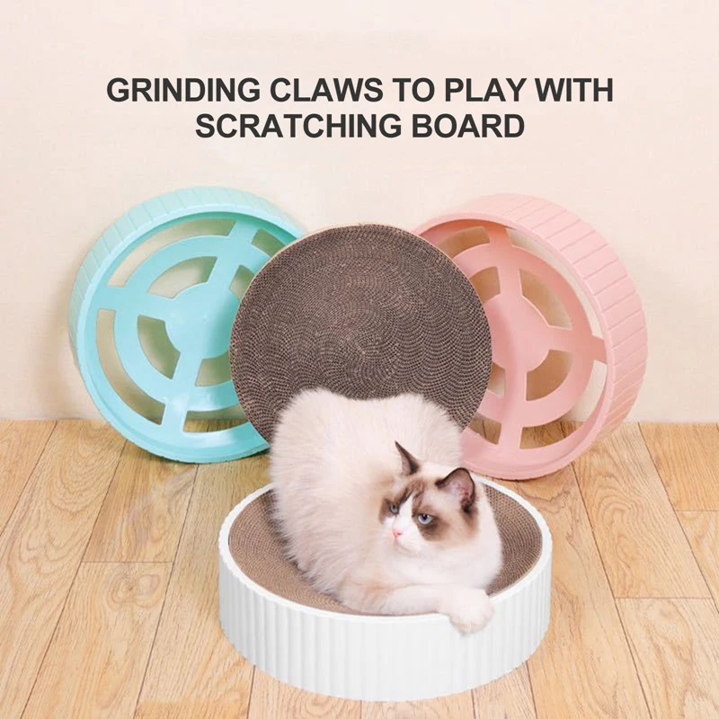 Cats Scratching Board Round Scratcher Pad Kitten Scrapers Grinding Nails Cat Toys and Scratch Couch Bed Catnip Cardboard Pet Toy
Cats Scratching Board Round Scratcher Pad Kitten Scrapers Grinding Nails Cat Toys and Scratch Couch Bed Catnip Cardboard Pet Toy
