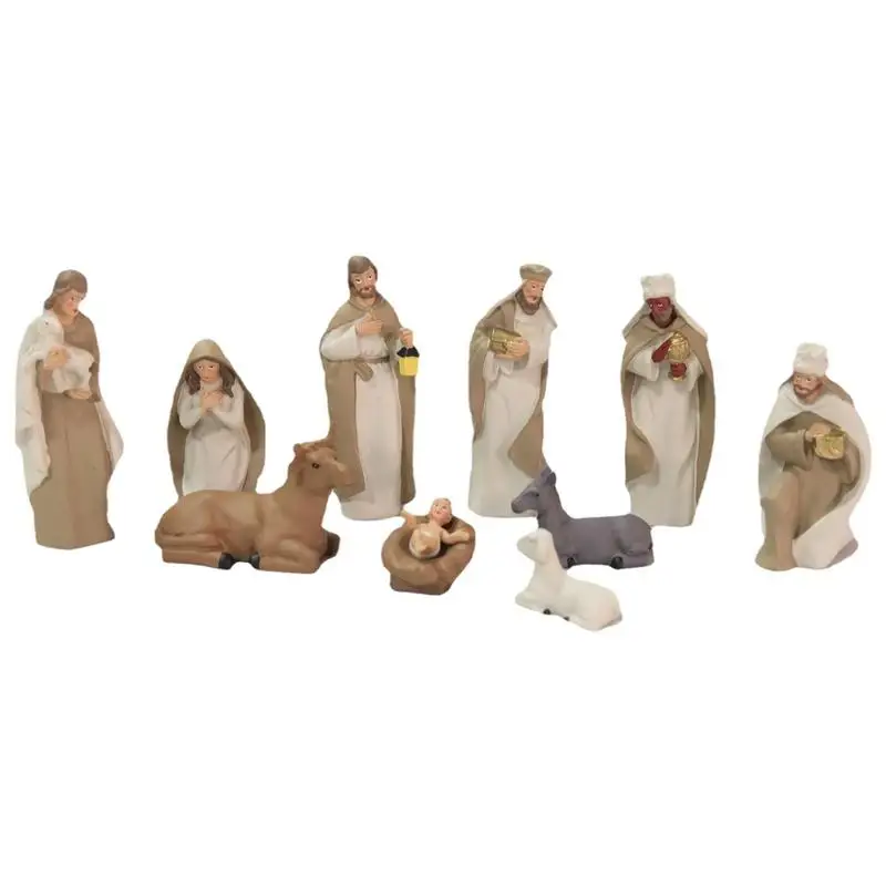 Christmas Scene Decor Set Of 10 Pieces Resin Figurines Holiday Decorations Faithful Treasure Nativity Figurine Set Christmas
Christmas Scene Decor Set Of 10 Pieces Resin Figurines Holiday Decorations Faithful Treasure Nativity Figurine Set Christmas