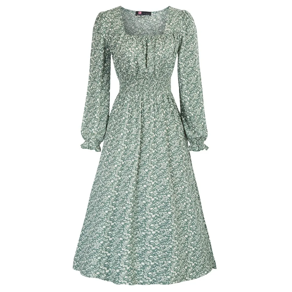 KK Dresses For Women Floral Print Side Split Maxi Dress Square Neck High Waist Long Sleeve Smocked Waist Casual Dress Ropa De
KK Dresses For Women Floral Print Side Split Maxi Dress Square Neck High Waist Long Sleeve Smocked Waist Casual Dress Ropa De