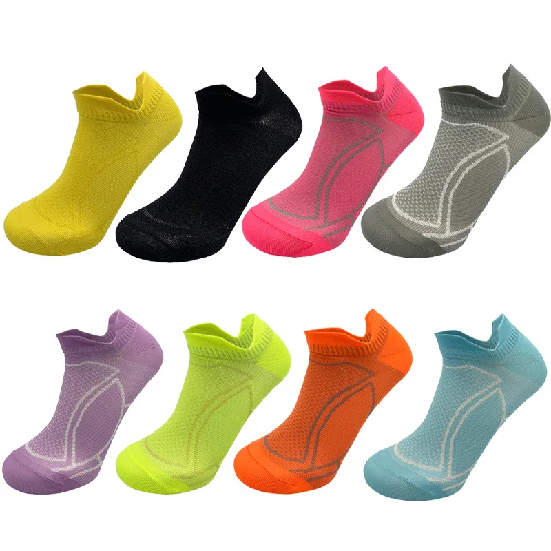 4 Pairs/lot Unisex Sport Socks Sweat-Absorbing Bright Color Nylon Striped Anti-Bacterial Breathable Ankle Crew Socks for Women
4 Pairs/lot Unisex Sport Socks Sweat-Absorbing Bright Color Nylon Striped Anti-Bacterial Breathable Ankle Crew Socks for Women