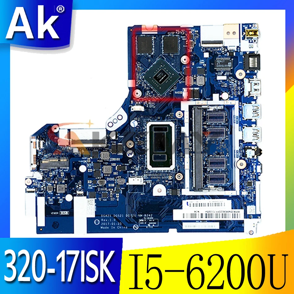 Applicable to 320-17ISK computer motherboard I5-6200U VGA(2G) number NM-B242 FRU 5B20N86799 5B20N86802
Applicable to 320-17ISK computer motherboard I5-6200U VGA(2G) number NM-B242 FRU 5B20N86799 5B20N86802