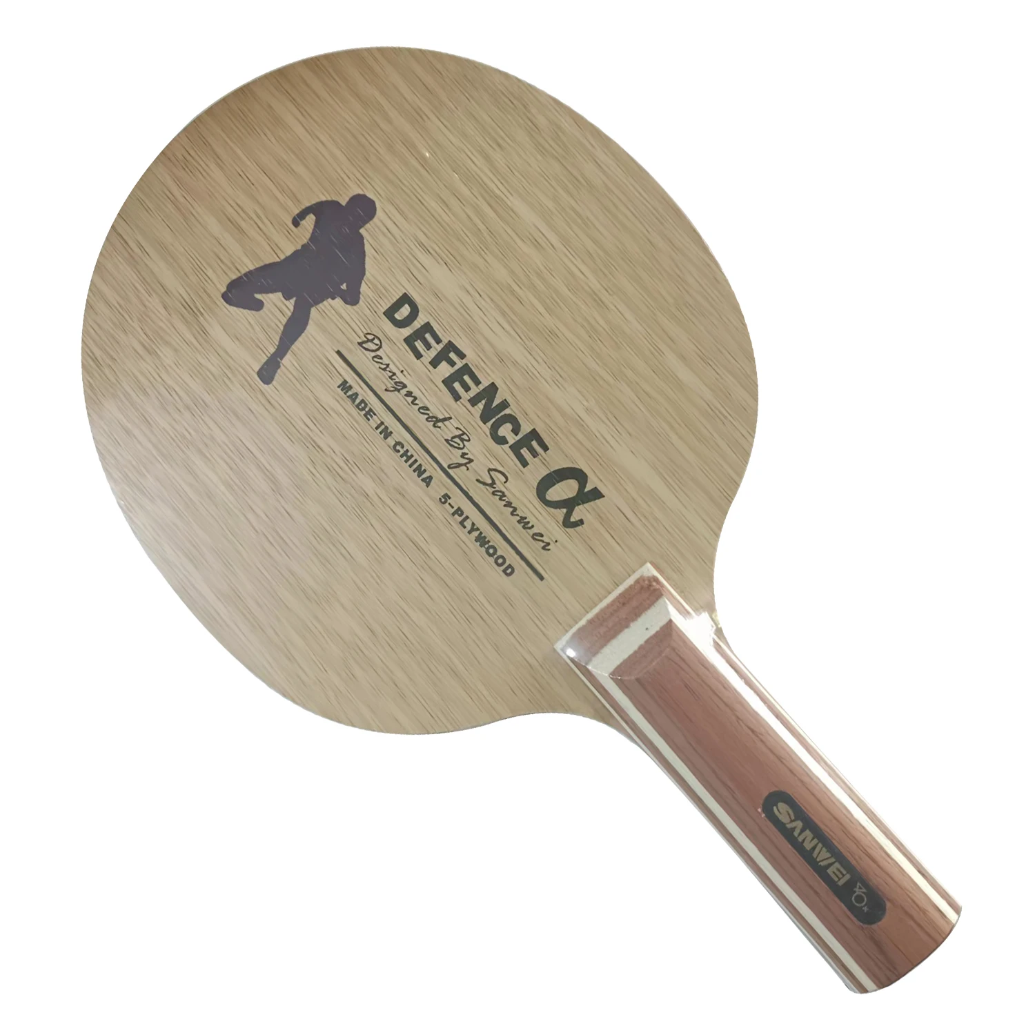 

SANWEI Defence Alpha (Big Size, Chopping) Defensive Play Table Tennis Blade Defence Chop Racket Ping Pong Bat