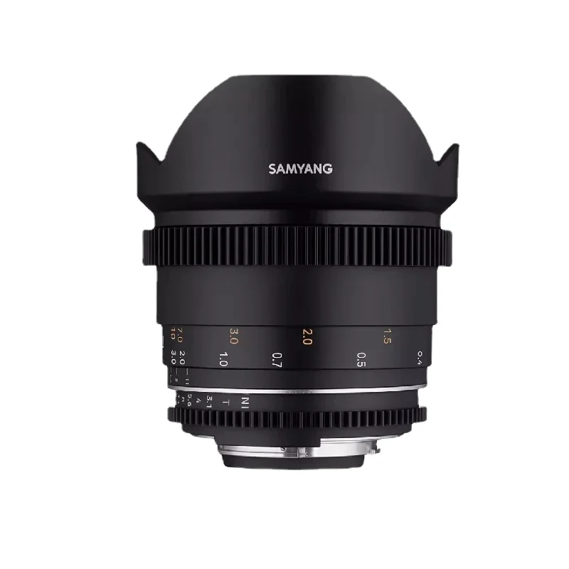 Samyang MF 14mm T3.1 VDSLR MK2 Bright Ultra Wide Angle Cine Lens Nikon F Sony E 4/3 Canon EF Fixed Focal Length Follow Focus
Samyang MF 14mm T3.1 VDSLR MK2 Bright Ultra Wide Angle Cine Lens Nikon F Sony E 4/3 Canon EF Fixed Focal Length Follow Focus