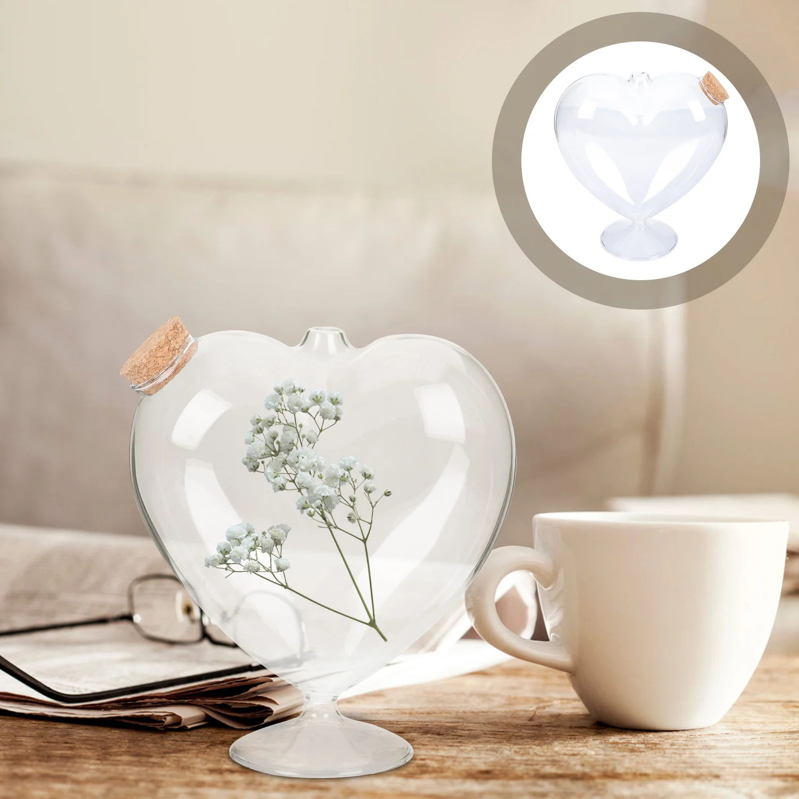 Sealed Jar Decorative Wishing Bottle Heart Shaped Container Lid Containers Lids Foldable Water Bottles
Sealed Jar Decorative Wishing Bottle Heart Shaped Container Lid Containers Lids Foldable Water Bottles