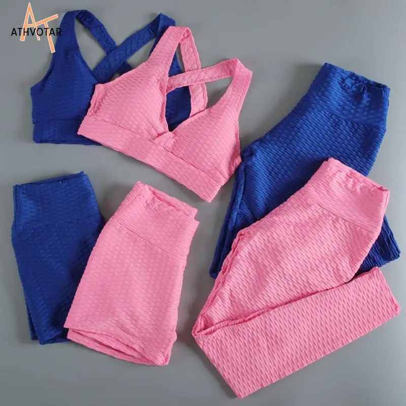 Sport Shorts Sets Anti Cellulit Vrouwen Gym Sets Crop Top En Fitness Leggings Vrouwen Trainingspak Sport Pak 3 Delige Set
Sport Shorts Sets Anti Cellulit Vrouwen Gym Sets Crop Top En Fitness Leggings Vrouwen Trainingspak Sport Pak 3 Delige Set