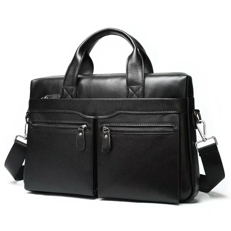Retro Genuine Leather Men Briefcase Luxury Cowhide Handbag Business Shoulder Messenger Bag Large Capacity Tote For Male
Retro Genuine Leather Men Briefcase Luxury Cowhide Handbag Business Shoulder Messenger Bag Large Capacity Tote For Male