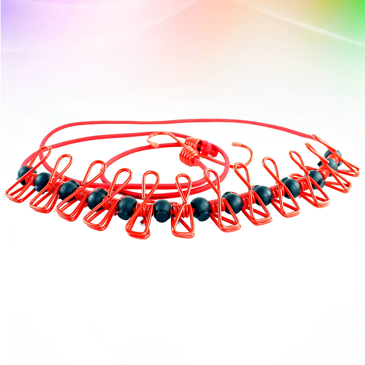 1PC Clothesline with Positioning Clothespins Portable Convenient Antiskid Adjustable Clothes Rope for Outdoor Travel (Random
1PC Clothesline with Positioning Clothespins Portable Convenient Antiskid Adjustable Clothes Rope for Outdoor Travel (Random