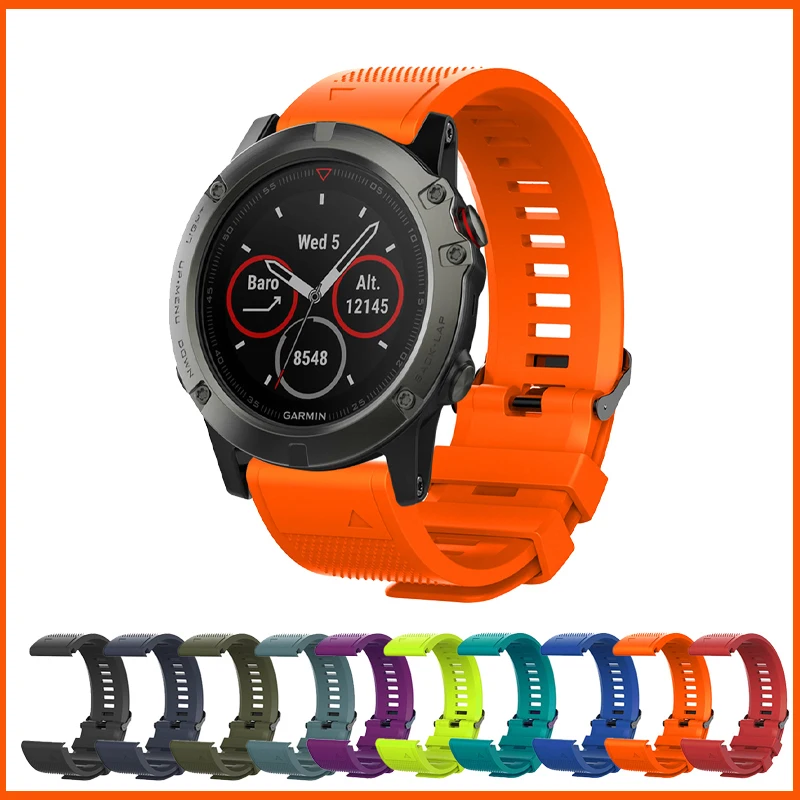 20 22 26MM Silicone Watch Strap Band Quick Bracelet For Garmin Fenix 6X 6 Pro 5X 5 Plus 3HR 935 Fenix 7X 7 7S Wristband Belt
20 22 26MM Silicone Watch Strap Band Quick Bracelet For Garmin Fenix 6X 6 Pro 5X 5 Plus 3HR 935 Fenix 7X 7 7S Wristband Belt