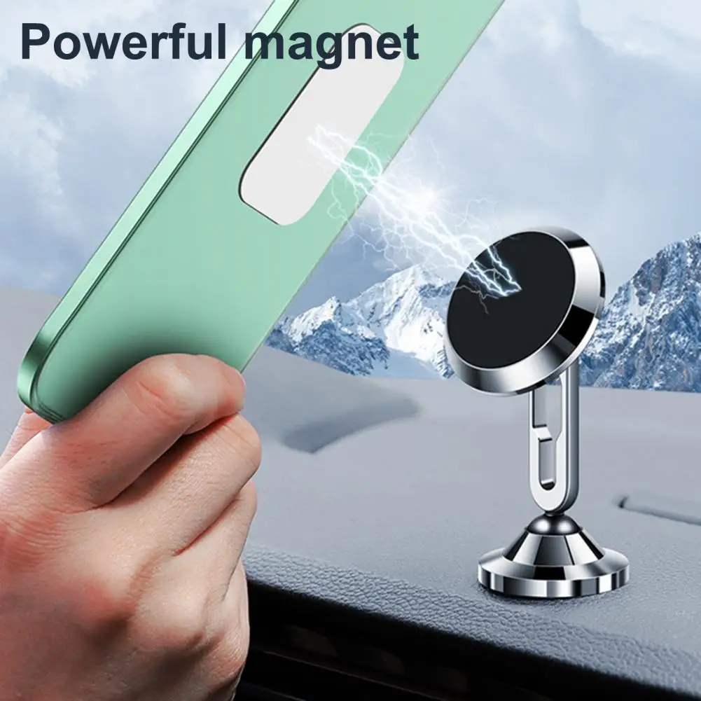 Magnetic Phone Holder One-Handed Operate 360 Degree Rotation Non-slip Fine Workmanship Magnet Cellphone Bracket for Vehicle
Magnetic Phone Holder One-Handed Operate 360 Degree Rotation Non-slip Fine Workmanship Magnet Cellphone Bracket for Vehicle