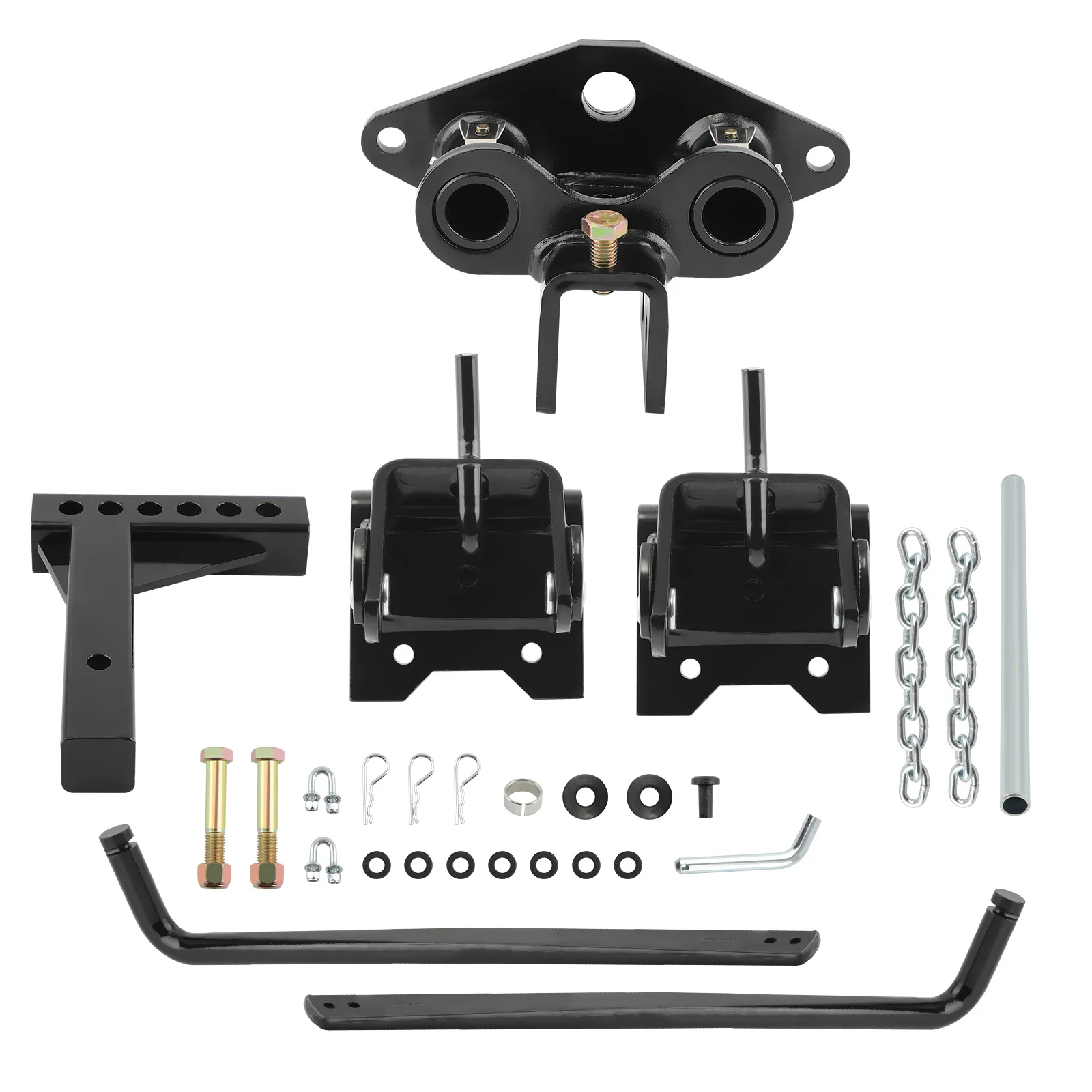 2-in Shank Weight Distribution Trailer Hitch 10,000 Lbs Trailer Towing Hitch Bar Equalizer Trailer bar 8" total drop
2-in Shank Weight Distribution Trailer Hitch 10,000 Lbs Trailer Towing Hitch Bar Equalizer Trailer bar 8" total drop