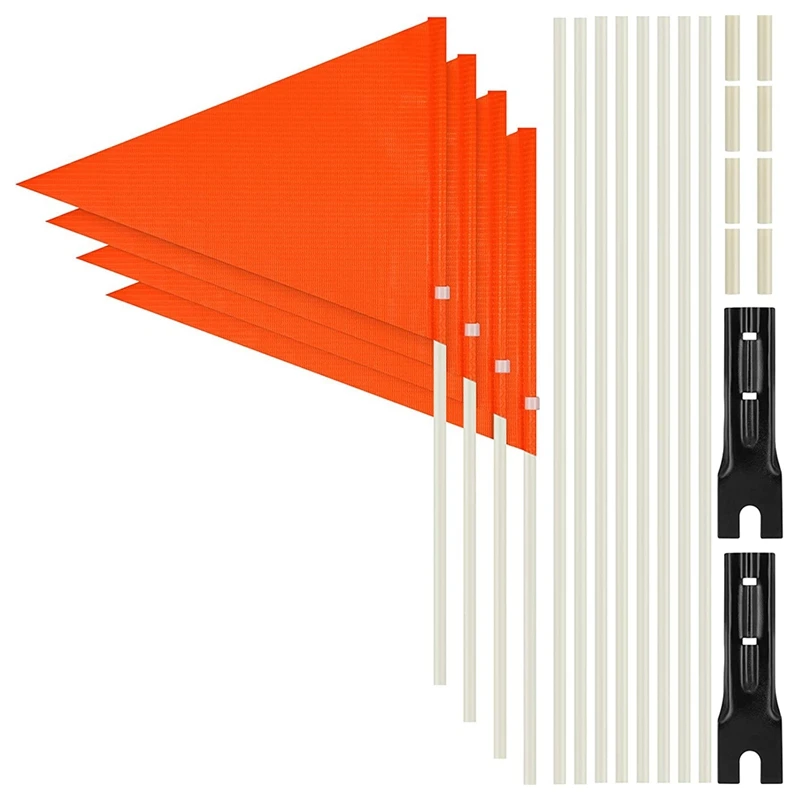 4 Pieces 6 Feet Bike Safety Flag With Pole, Adjustable Height Waterproof Orange Safety Flag For Safety Outdoor Cycling
4 Pieces 6 Feet Bike Safety Flag With Pole, Adjustable Height Waterproof Orange Safety Flag For Safety Outdoor Cycling