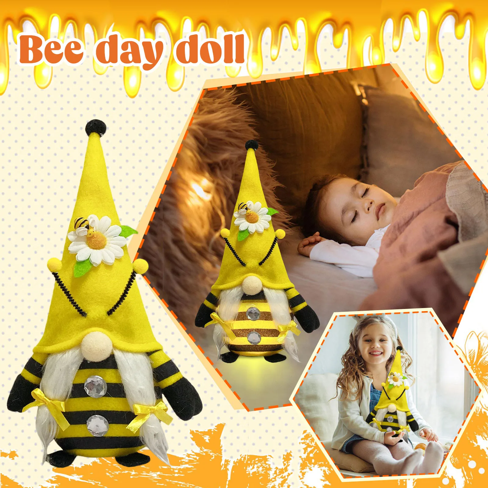 Украшения для пчелы, кукла без лица, карликовая, яркая светящаяся искусственная кукла для пожилых людей, необычное настольное украшение без...
Украшения для пчелы, кукла без лица, карликовая, яркая светящаяся искусственная кукла для пожилых людей, необычное настольное украшение без...