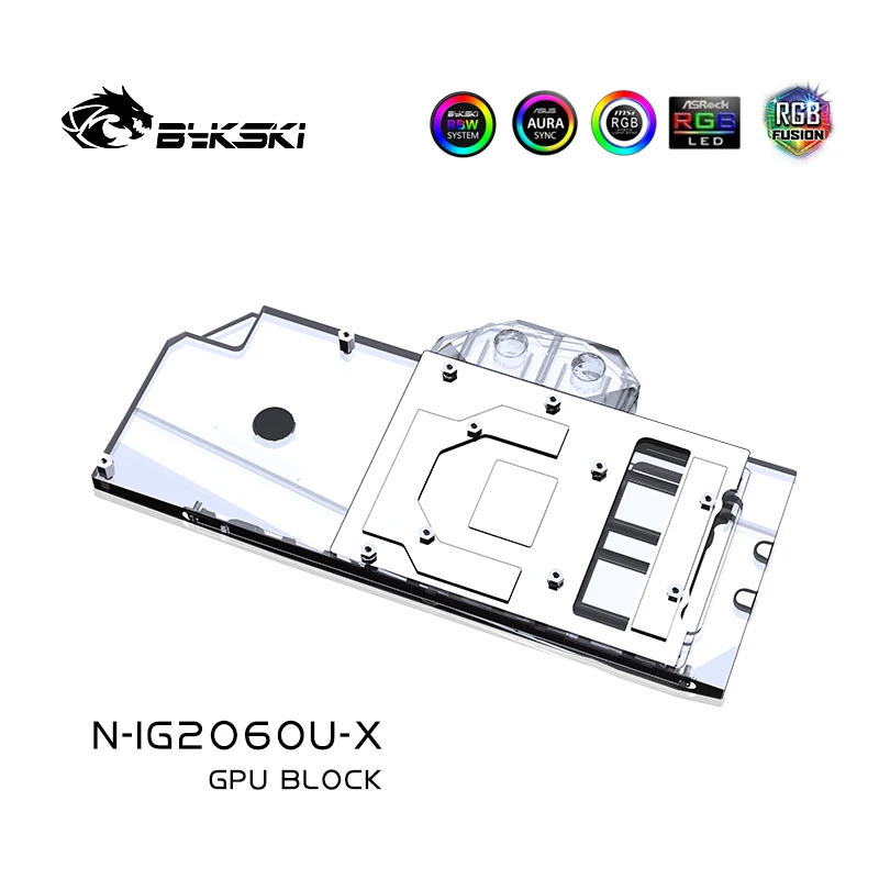 Bykski N-IG2060U-X GPU водяной блок IGame RTX2060/2070 Gaming/2060 Ultra/1660ti/1660 Super Advanced OC 6g/1660/1660ti Ultra |