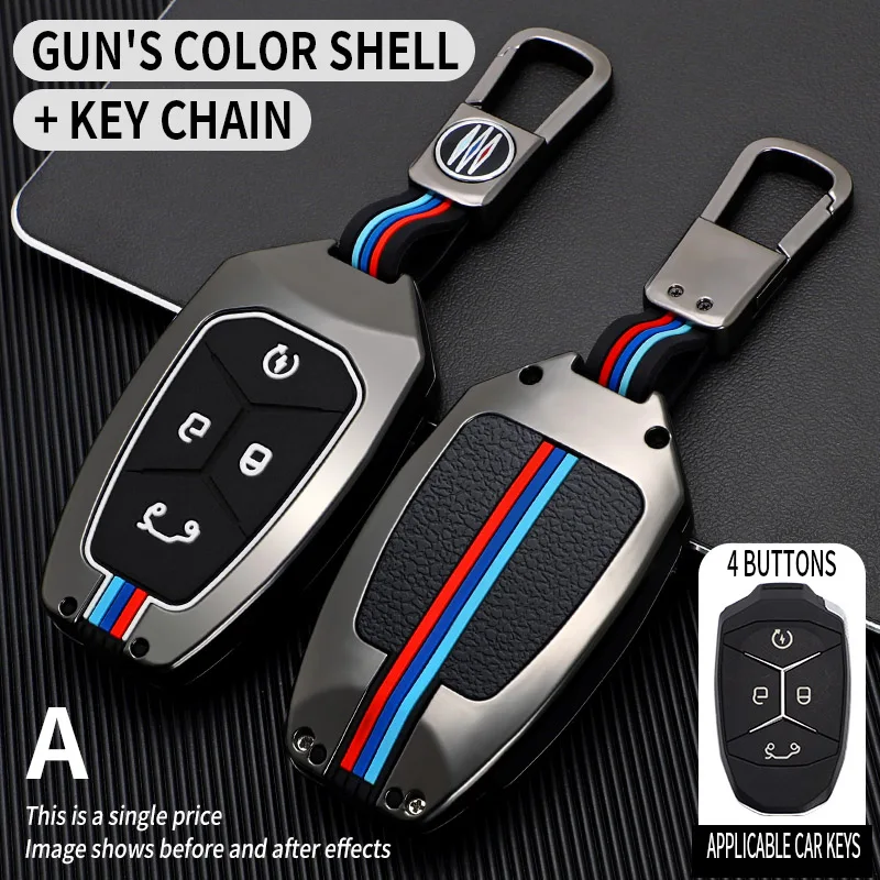 Zinc Alloy Car Remote Smart Key Case Cover for LYNK&CO 01 02 03 5 Protective Shell Bag Holder Key Chain Accessories
Zinc Alloy Car Remote Smart Key Case Cover for LYNK&CO 01 02 03 5 Protective Shell Bag Holder Key Chain Accessories