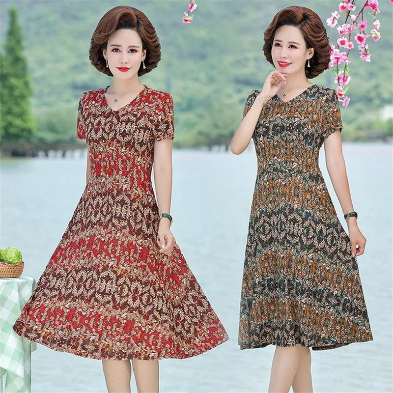 2022 Women Dress Summer Plus Size Casual Loose A-Line Dresses V-Neck Short Sleeve Print Party Dresses Vestidos
2022 Women Dress Summer Plus Size Casual Loose A-Line Dresses V-Neck Short Sleeve Print Party Dresses Vestidos