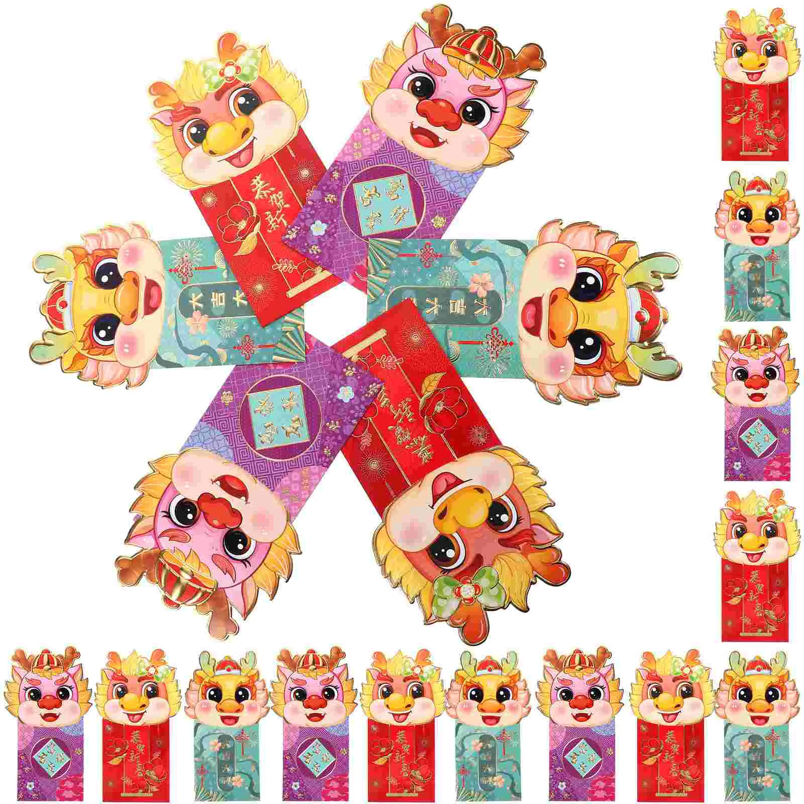 36pcs Chinese Style Red Envelopes Dragon Pattern Red Envelopes Lucky Money Packets
36pcs Chinese Style Red Envelopes Dragon Pattern Red Envelopes Lucky Money Packets