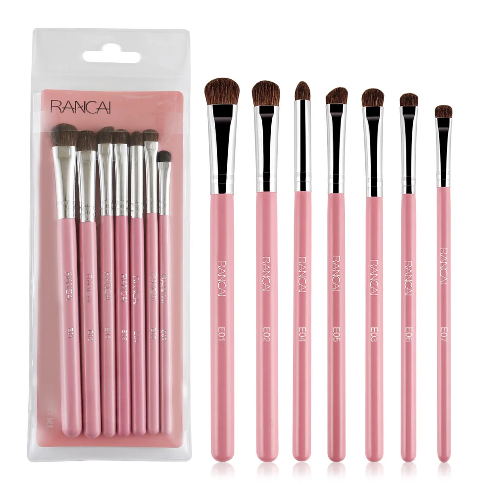 7pcs Eyeshadow Eyeliner Brush Makeup Brushes Set Natural Horse Pony Hair Lip Blush Concealer Eyes Makeup Brush Makeup Tools
7pcs Eyeshadow Eyeliner Brush Makeup Brushes Set Natural Horse Pony Hair Lip Blush Concealer Eyes Makeup Brush Makeup Tools
