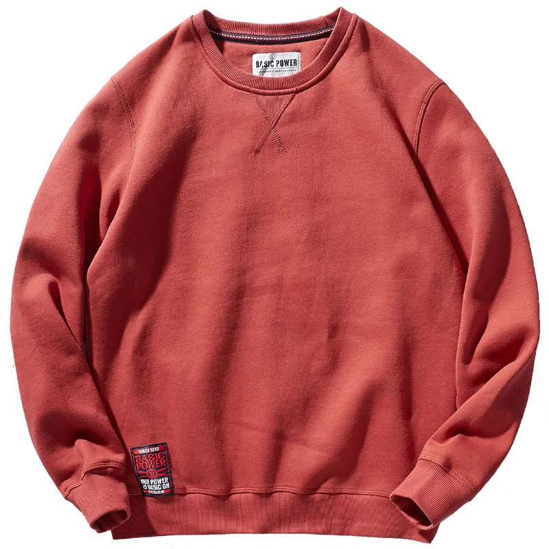 Crew Neck Pullover Sweatsirt Men 's Autumn and Winter Fleece Tick Warm Lon Sleeves Sports Jacket
Crew Neck Pullover Sweatsirt Men 's Autumn and Winter Fleece Tick Warm Lon Sleeves Sports Jacket
