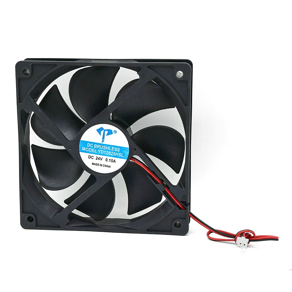 DC12025 5V 12V 24V 0.20A 12cm 2pin 3D Printer Accessories Oil Cooling Fan Router Computer Case Power Quiet Industrial Fan
DC12025 5V 12V 24V 0.20A 12cm 2pin 3D Printer Accessories Oil Cooling Fan Router Computer Case Power Quiet Industrial Fan