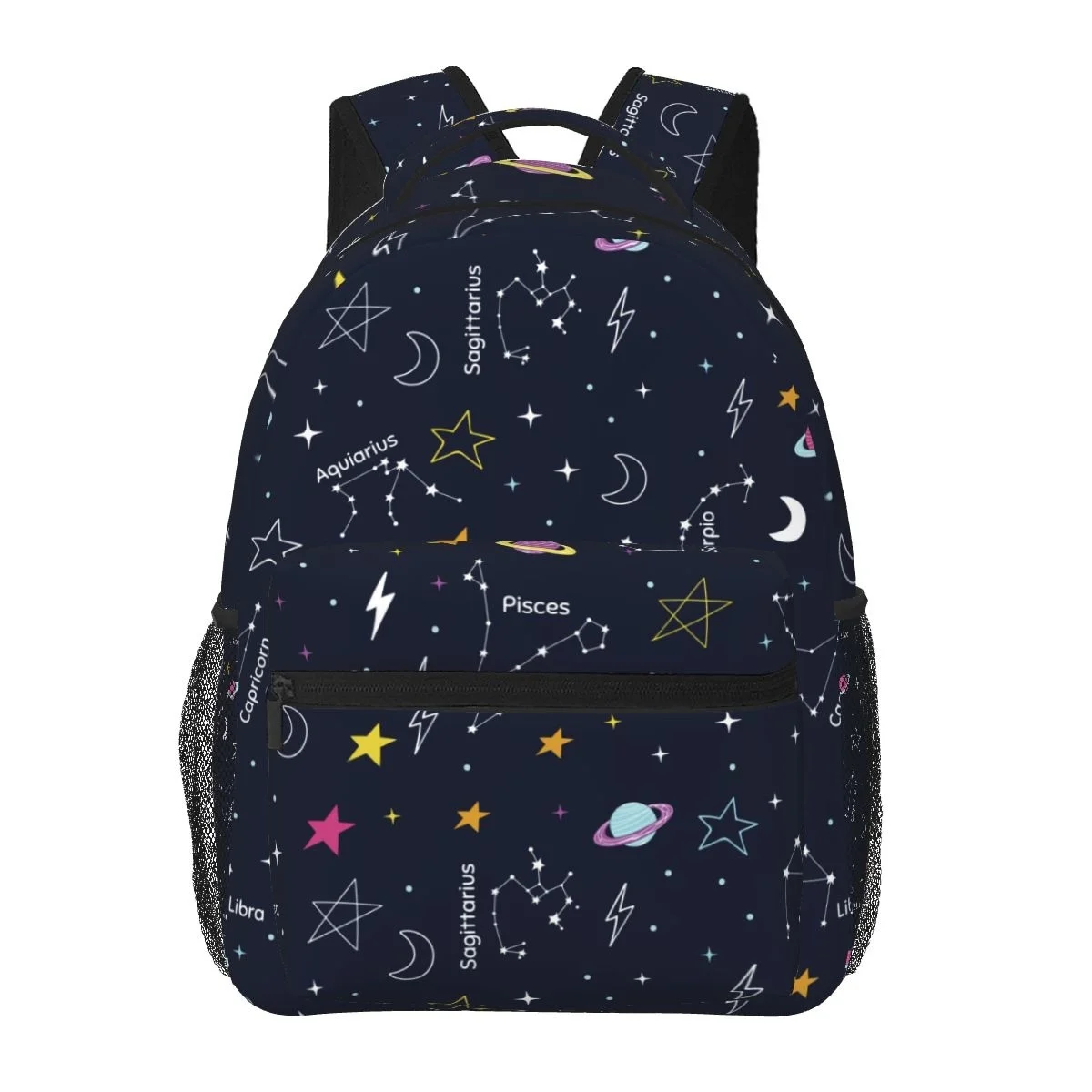 Women's Backpack Colorful Zodiac School Bag for Men Lady Travel Bag Casual School Backpack
Women's Backpack Colorful Zodiac School Bag for Men Lady Travel Bag Casual School Backpack