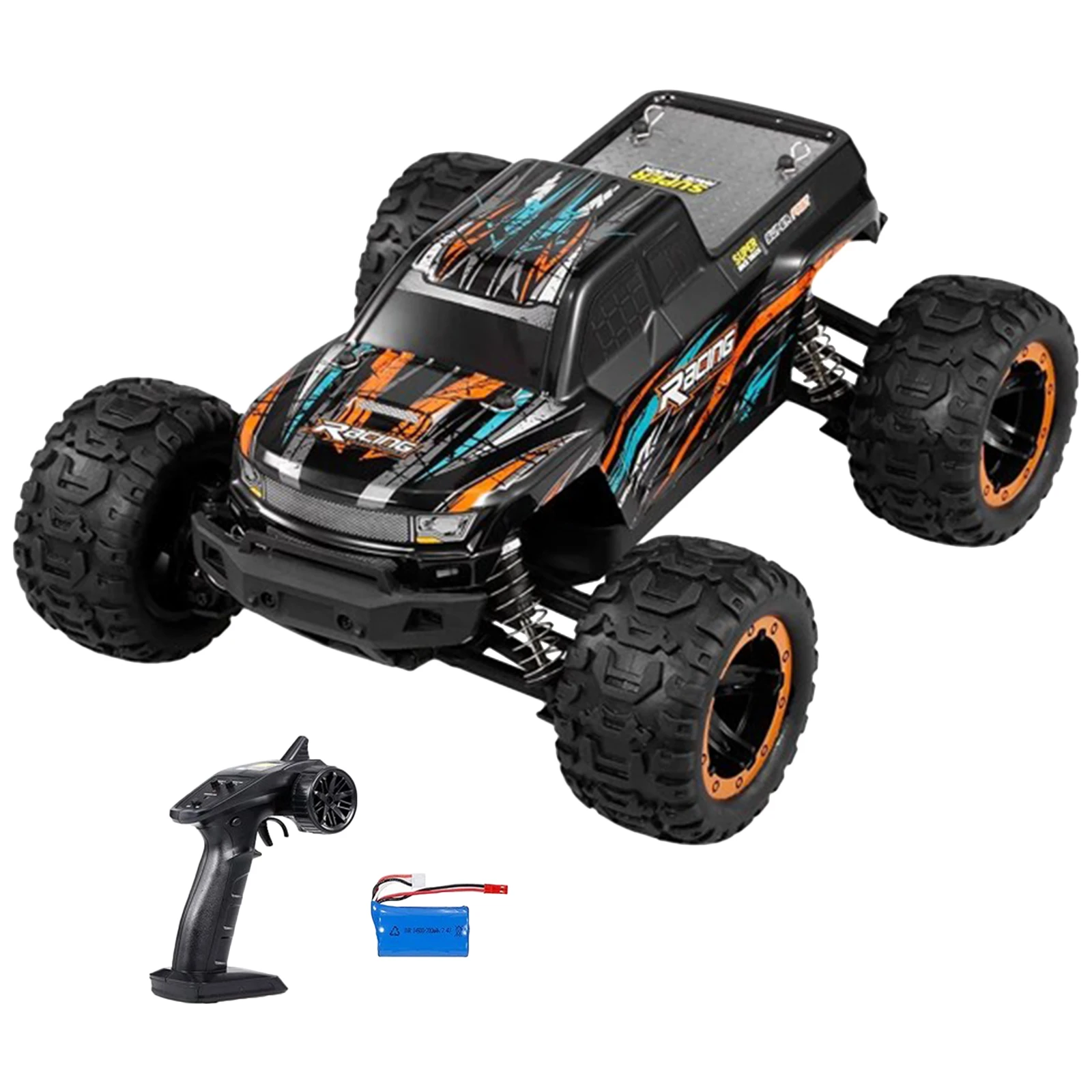 2.4G 30km/h Off Road 4x4 Monster Truck 1/16 4WD High Speed RC Car with LED Light Holiday Birthday Party Present
2.4G 30km/h Off Road 4x4 Monster Truck 1/16 4WD High Speed RC Car with LED Light Holiday Birthday Party Present