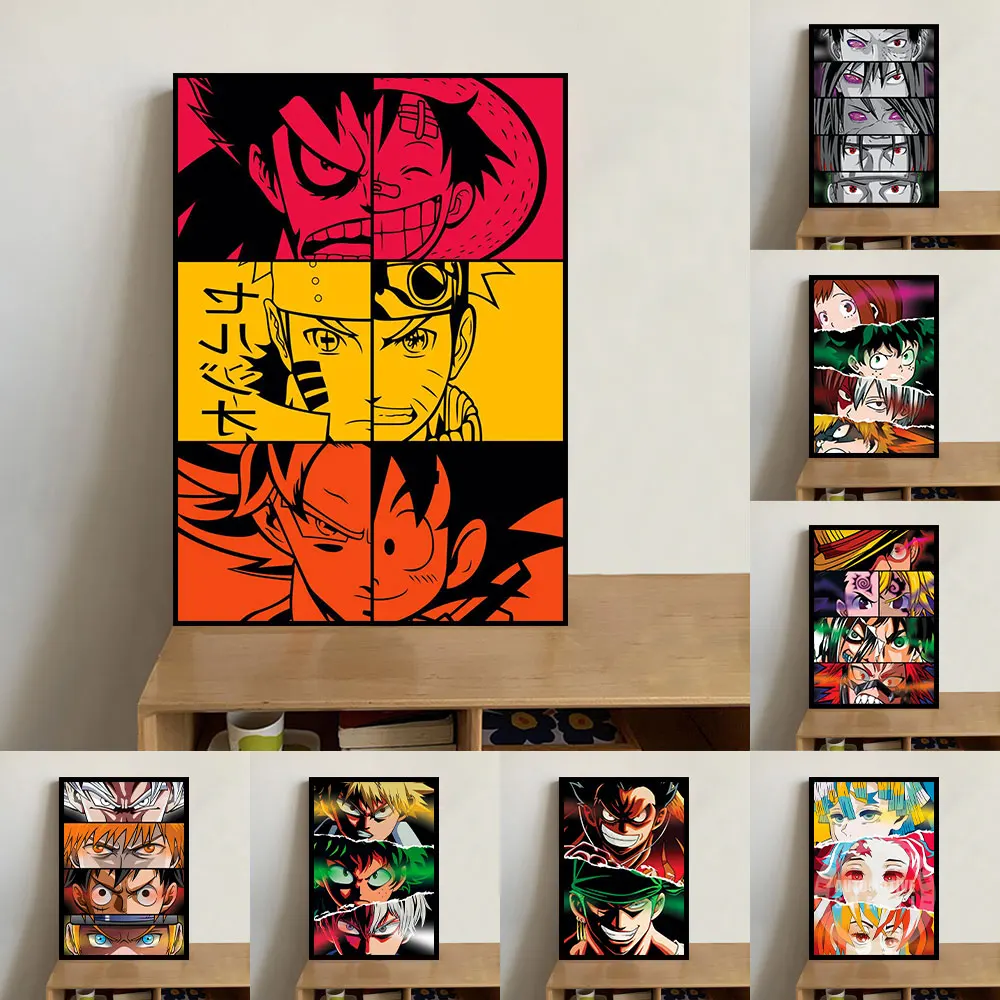 Bandai Dragon Ball Eyes One Piece Poster Anime Canvas Painting Wall Art Decoration Cuadros Mural Home Kids Room Decor Frameless
Bandai Dragon Ball Eyes One Piece Poster Anime Canvas Painting Wall Art Decoration Cuadros Mural Home Kids Room Decor Frameless