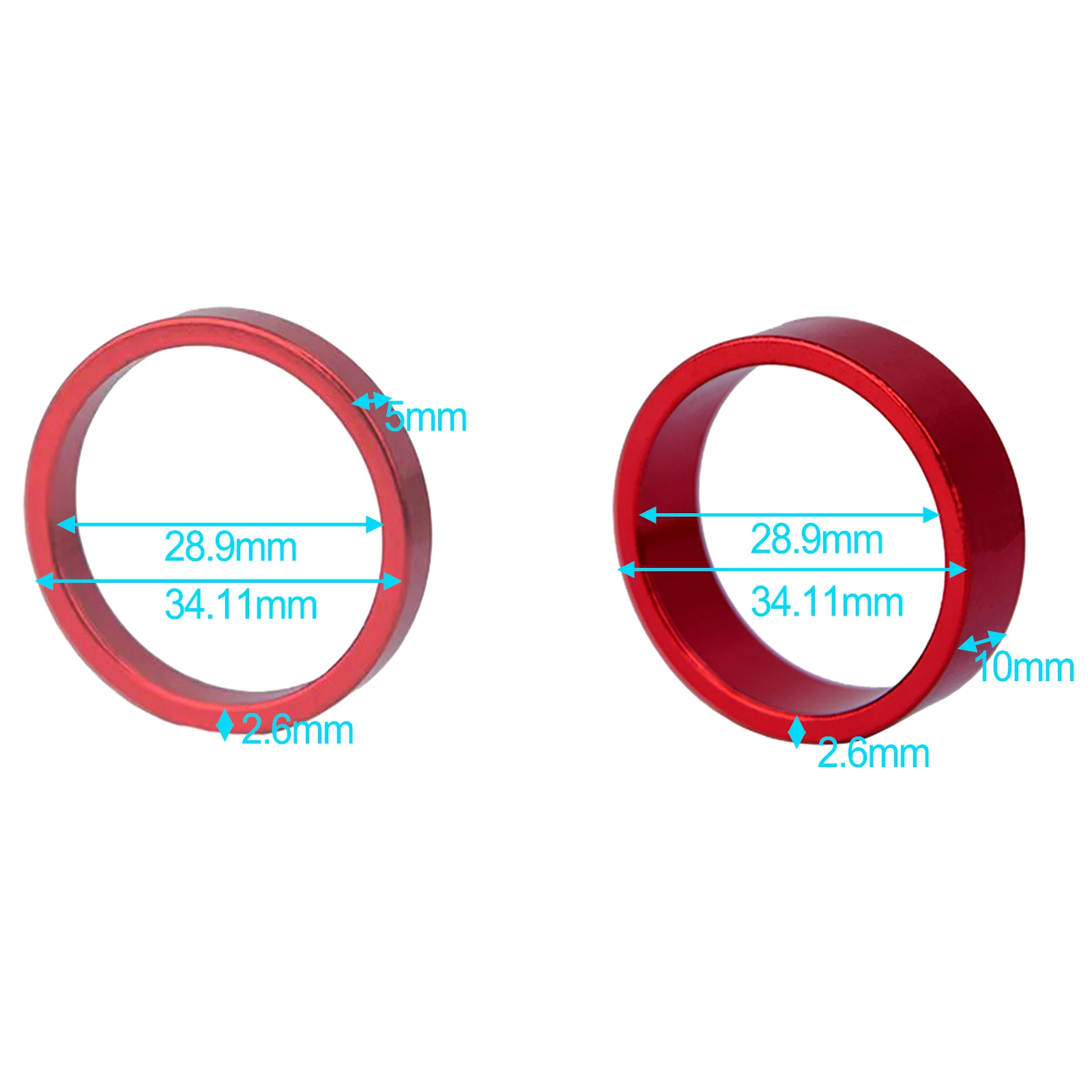 Hot Sale Road Mountain Bikes Parts High Quality Fork Spacers Bicycle 5mm/10mm 5mm/1pc+10mm/5pcs Aluminum Alloy
Hot Sale Road Mountain Bikes Parts High Quality Fork Spacers Bicycle 5mm/10mm 5mm/1pc+10mm/5pcs Aluminum Alloy