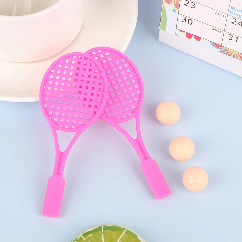 1 Set 1/6 1/12 Miniature Children Garden Mini Plastic Tennis Racket & Ball Gift Doll House Dollhouse Accessory
1 Set 1/6 1/12 Miniature Children Garden Mini Plastic Tennis Racket & Ball Gift Doll House Dollhouse Accessory